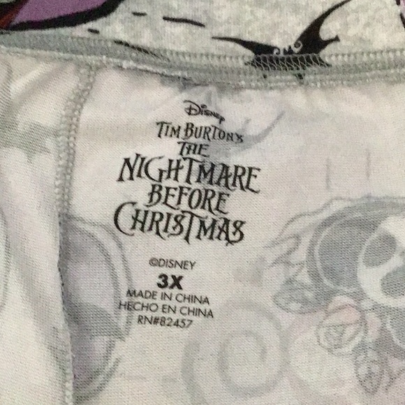 Disney Nightmare Before Christmas Pajamas Pants Size 3X Stretchable Maternal - Picture 4 of 4